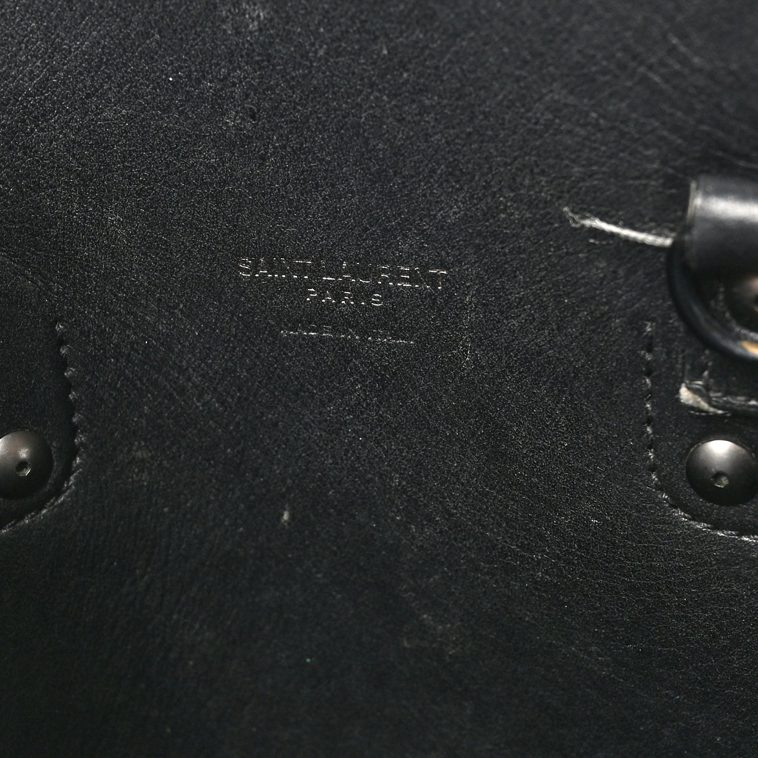 Saint Laurent Grained Calfskin Baby Sac De Jour Black 6 of 11