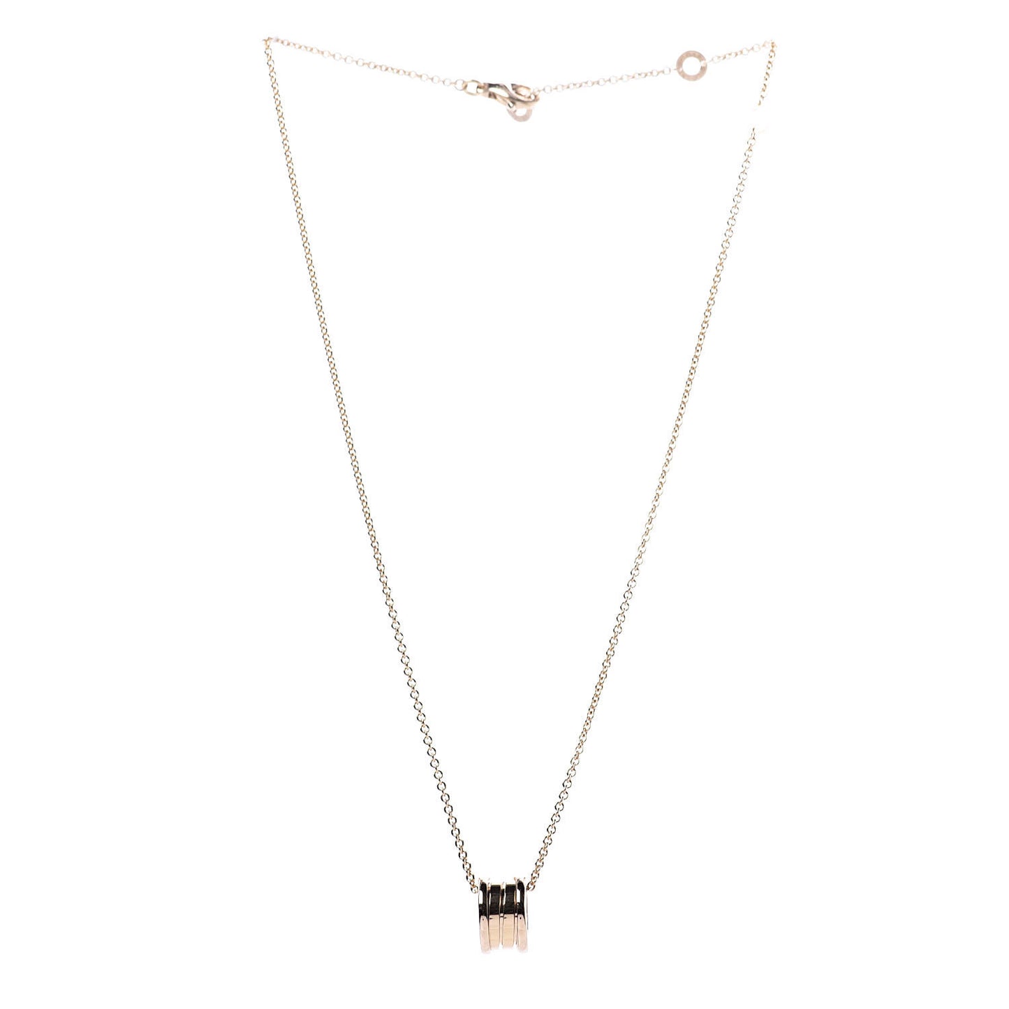 18K Rose Gold B.Zero1 Pendant Necklace