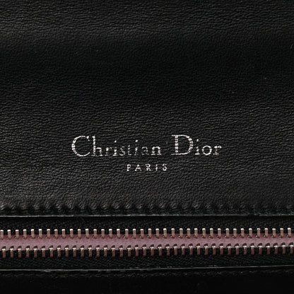Christian Dior Tweed Embellished Diorama Flap Bag Black White 6 of 13