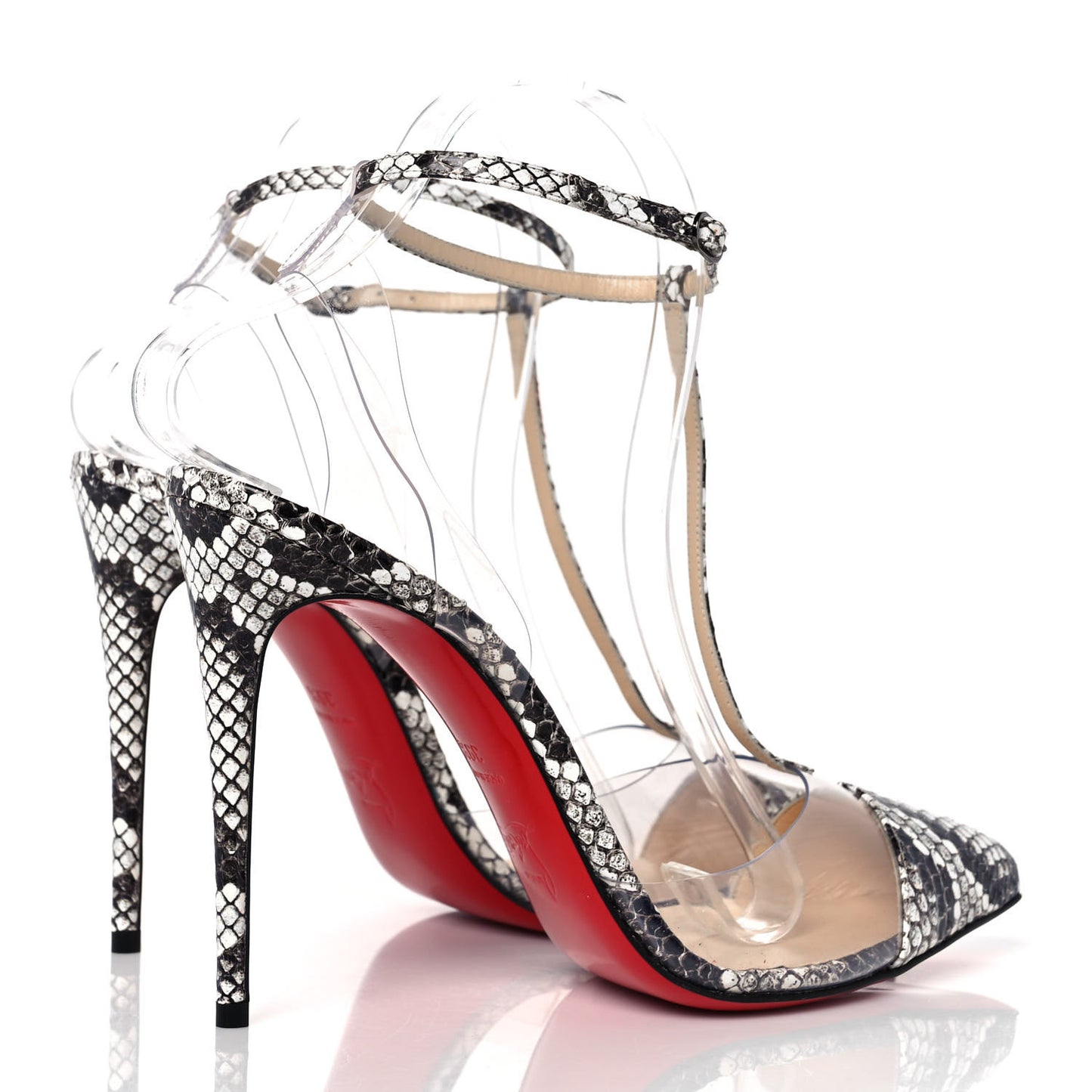 Watersnake Printed Nappa PVC 120 Pumps 39.5 Roccia