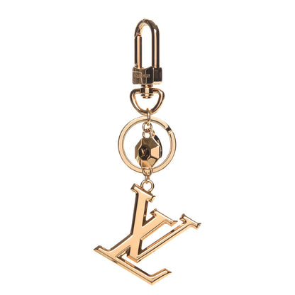 Louis Vuitton LV Facettes Bag Charm Key Holder Gold 1 of 6