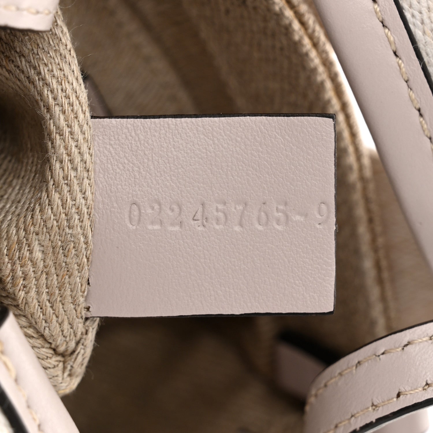 Chloe Cotton Calfskin Nano Woody Ribbon Tote White Pink 7 of 10