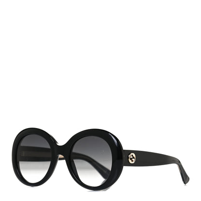 Gucci Acetate Round GG Sunglasses GG3815S Black 1 of 8