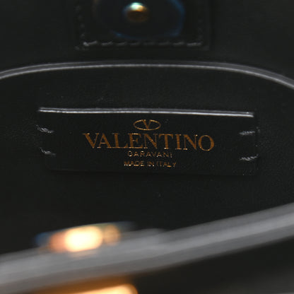 Valentino Garavani Nappa Small Roman Stud The Handle Bag Black 6 of 9