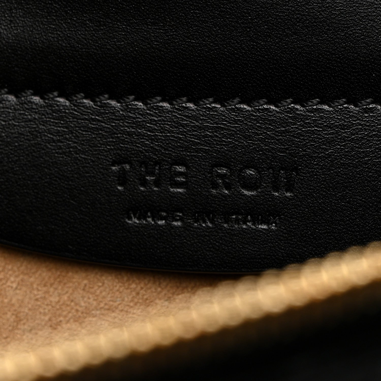 The Row Smooth Calfskin Hunting Bag 11 Black 8 of 11