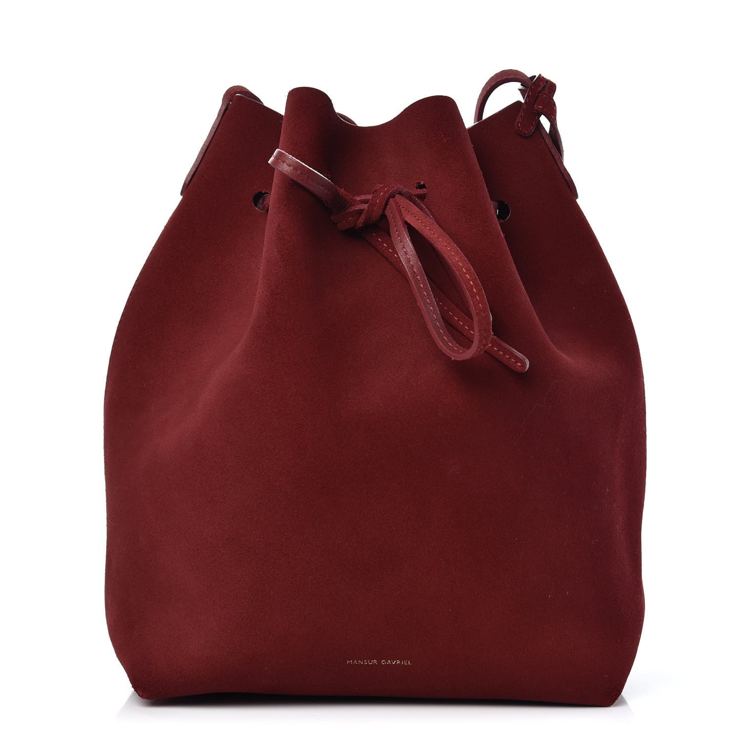Suede Bucket Bag Rococo