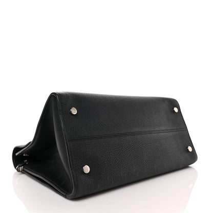 Christian Dior Grained Calfskin Large Diorever Flap Black 4 of 11