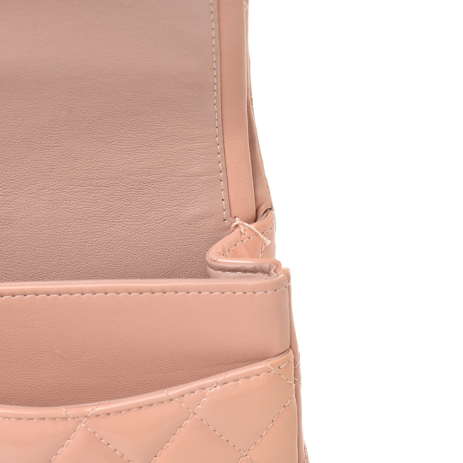 Chanel Patent Quilted Medium Double Flap Light Pink 15 of 18