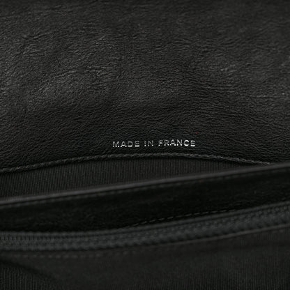 Chanel Calfskin Quilted Chain Around Boy Wallet On Removable Chain WOC Black 8 of 12