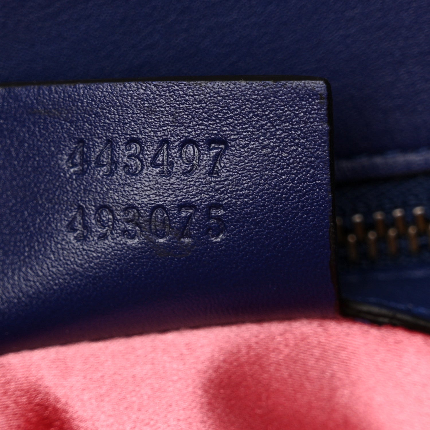 Gucci Velvet Matelasse Small GG Marmont Shoulder Bag Cobalt Blue 7 of 10