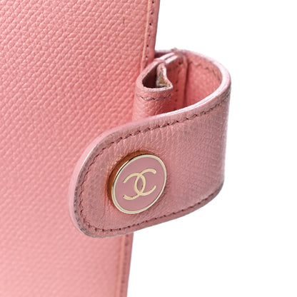 Chanel Grained Calfskin CC Button Pocket Agenda Cover Pink 27 of 28
