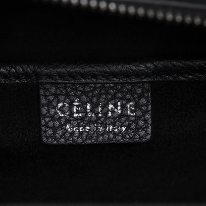 Celine Drummed Calfskin Nano Luggage Black 6 of 6