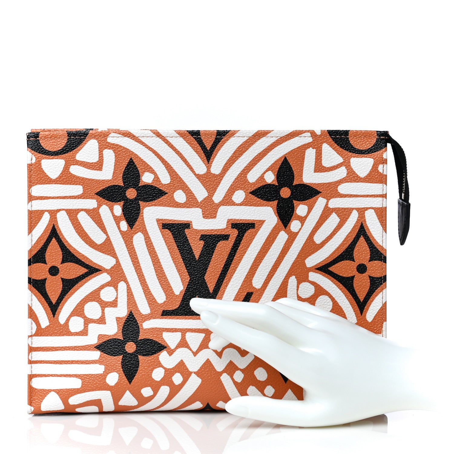 Louis Vuitton Monogram Giant Crafty Pochette Toiletry 26 Creme Caramel 2 of 10