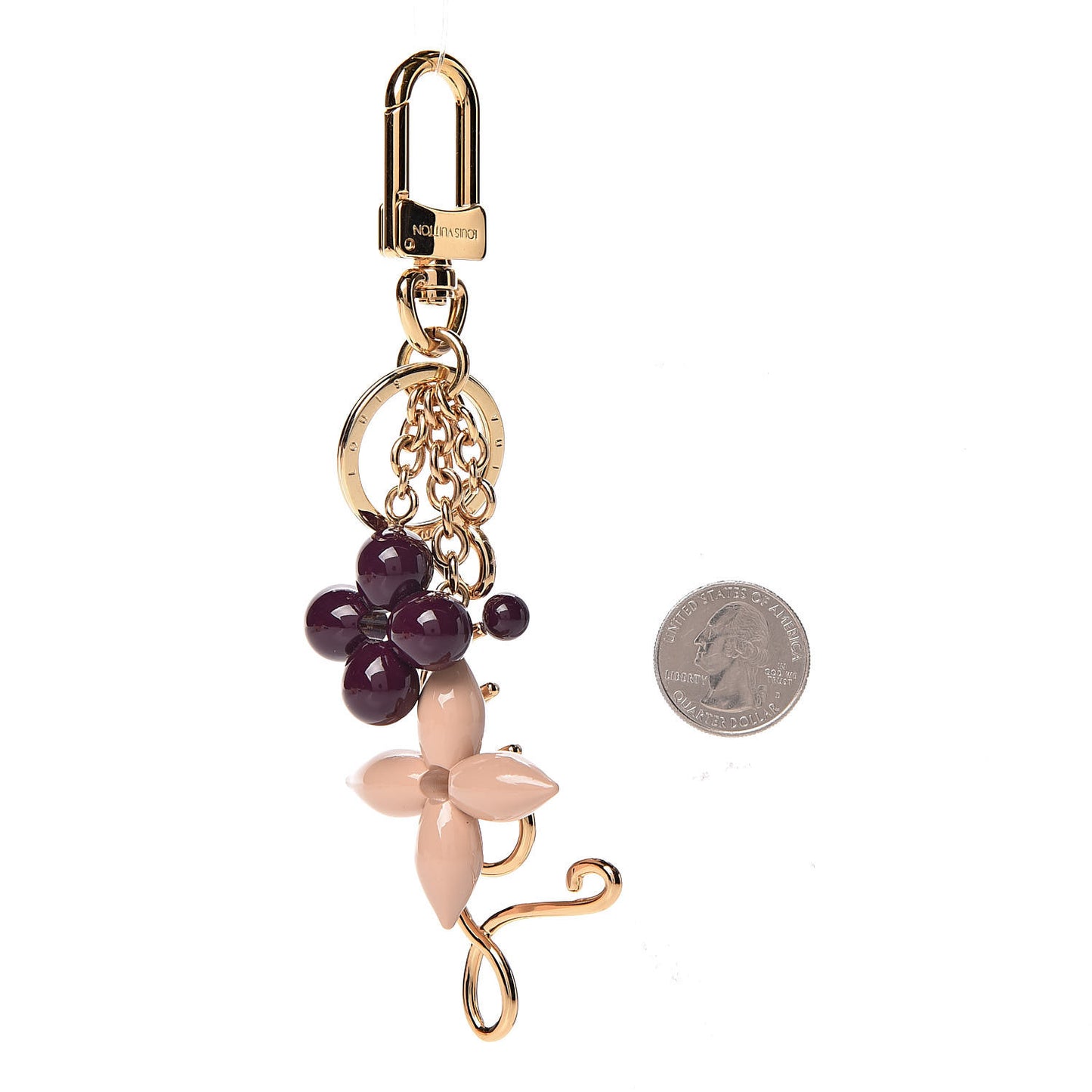 Resin Louis Bag Charm Key Holder