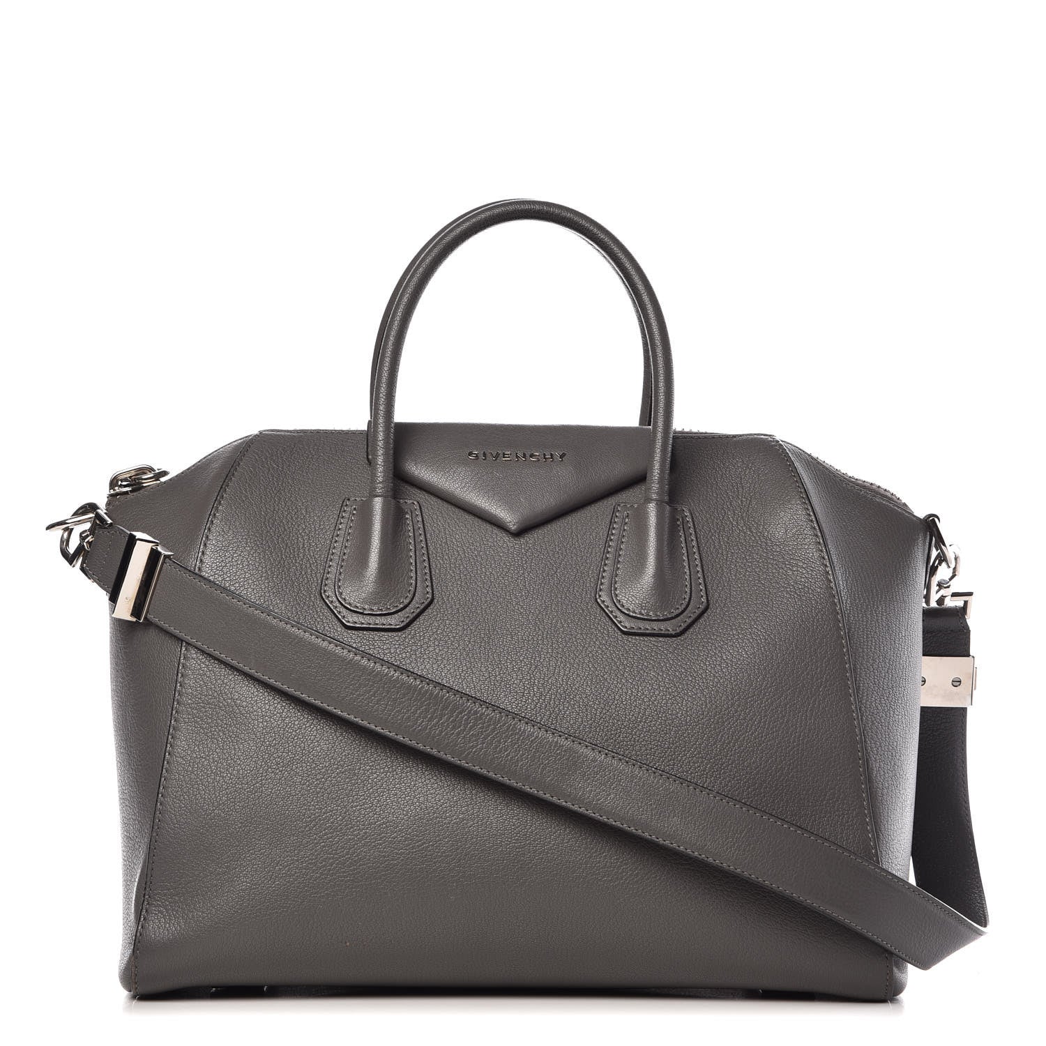 Givenchy Sugar Goatskin Medium Antigona Dark Grey 1 of 11