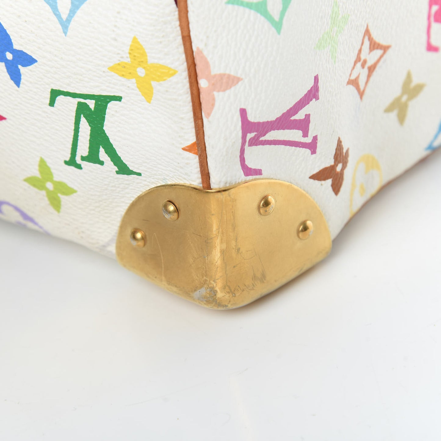 Monogram Multicolor Speedy 30 White