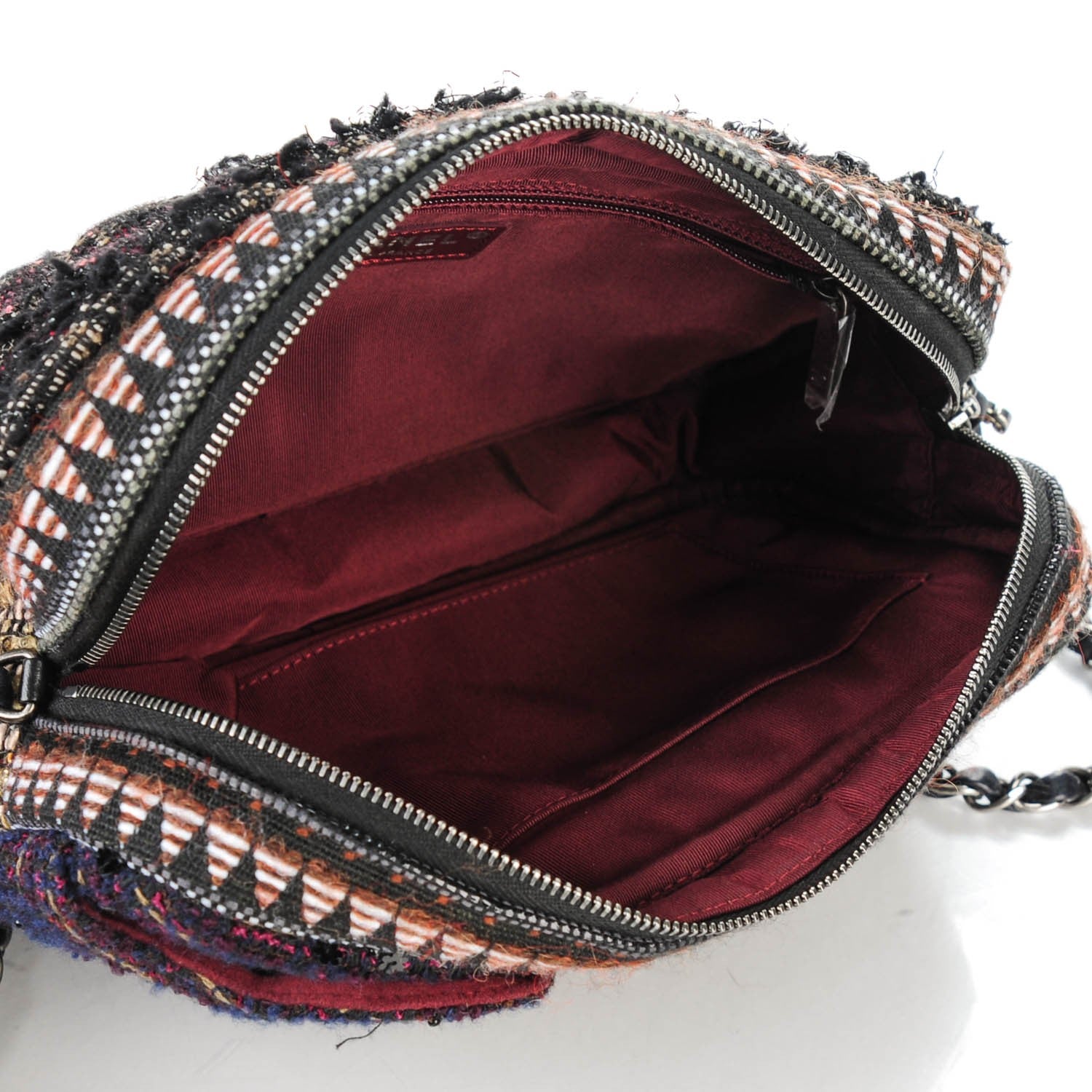 Chanel Tweed Quilted Paris Dallas CC Camera Case 5 of 7