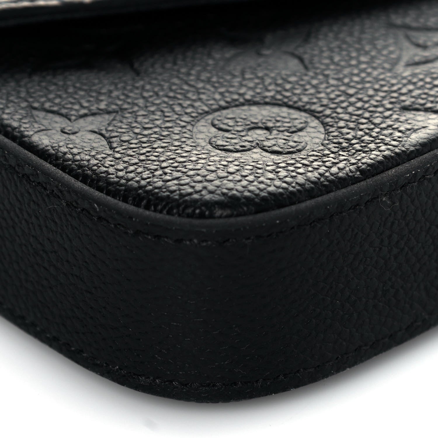 Louis Vuitton Empreinte Pochette Felicie Chain Wallet Black 8 of 12