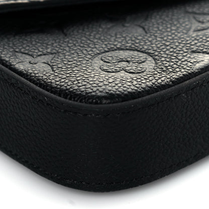 Louis Vuitton Empreinte Pochette Felicie Chain Wallet Black 8 of 12