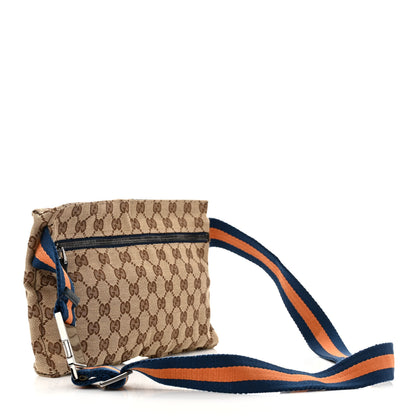 Gucci Monogram Web Belt Bag Navy 3 of 11