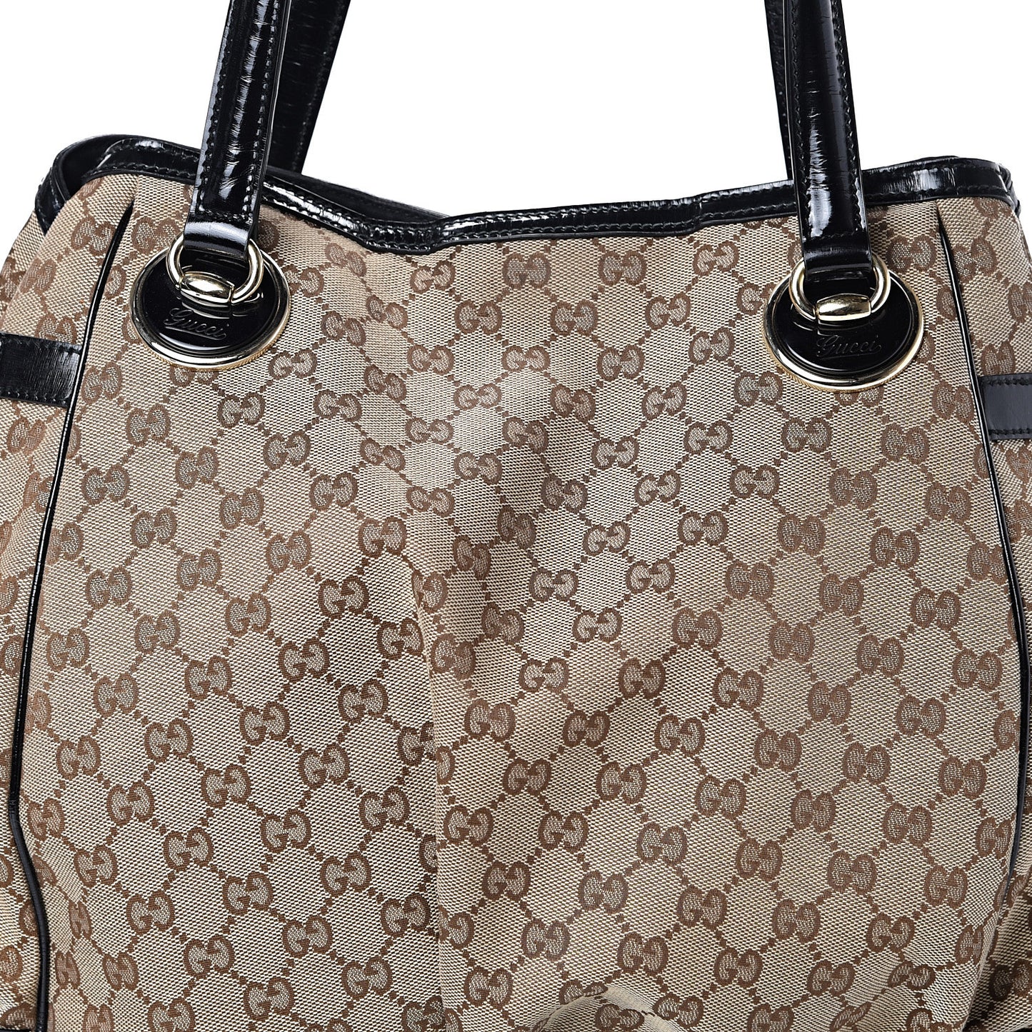 Monogram Large Full Moon Tote Black