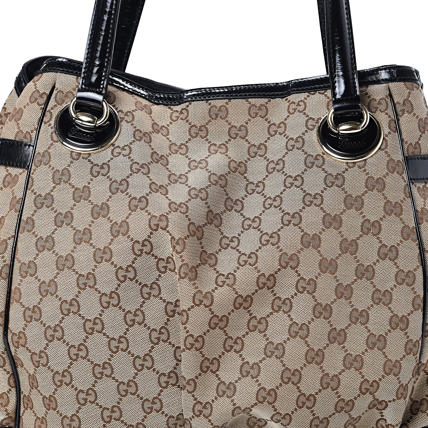 Gucci Monogram Large Full Moon Tote Black 7 of 14