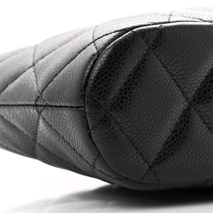 Chanel Caviar Quilted Classic Clutch with Chain Black 9 of 10