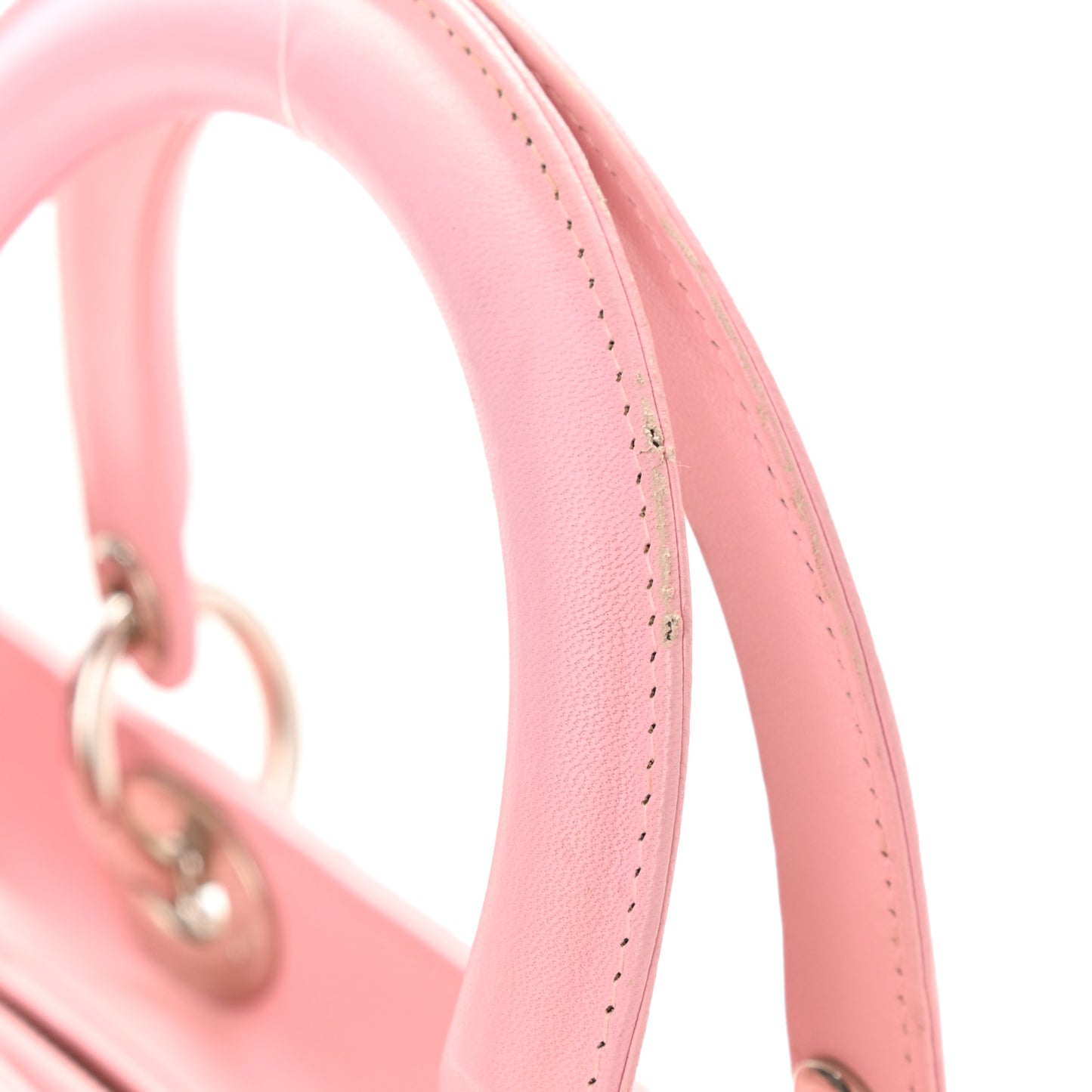 Lambskin Cannage Medium Lady Dior Light Pink