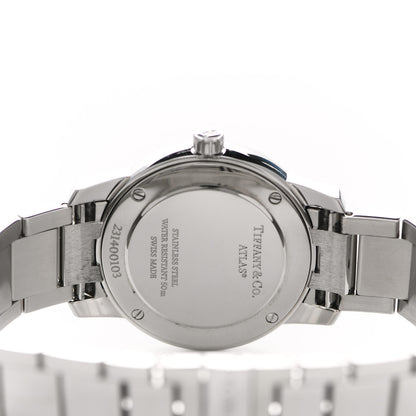 Tiffany Stainless Steel 29mm Atlas 2-Hand Quartz Watch Black 4 of 5