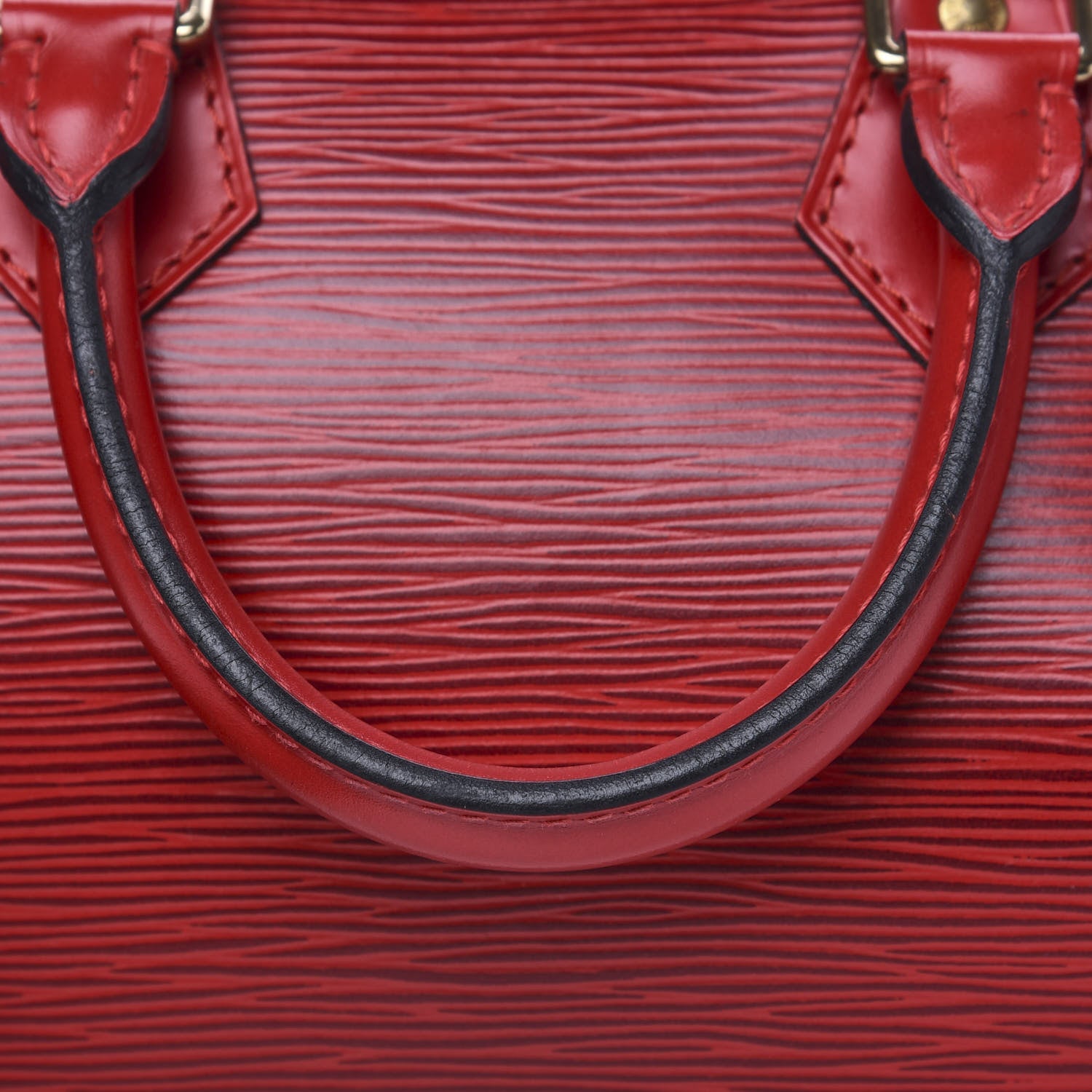 Louis Vuitton Epi Speedy 25 Castillan Red 12 of 14