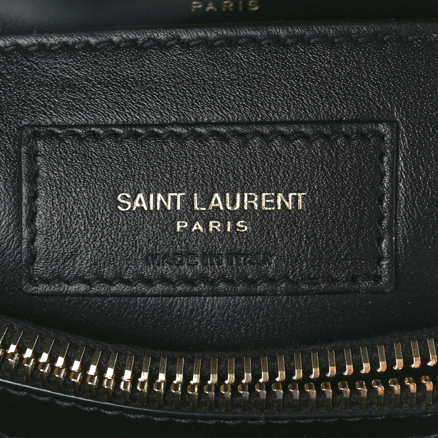 Calfskin Y Quilted Monogram Small Loulou Chain Satchel Black