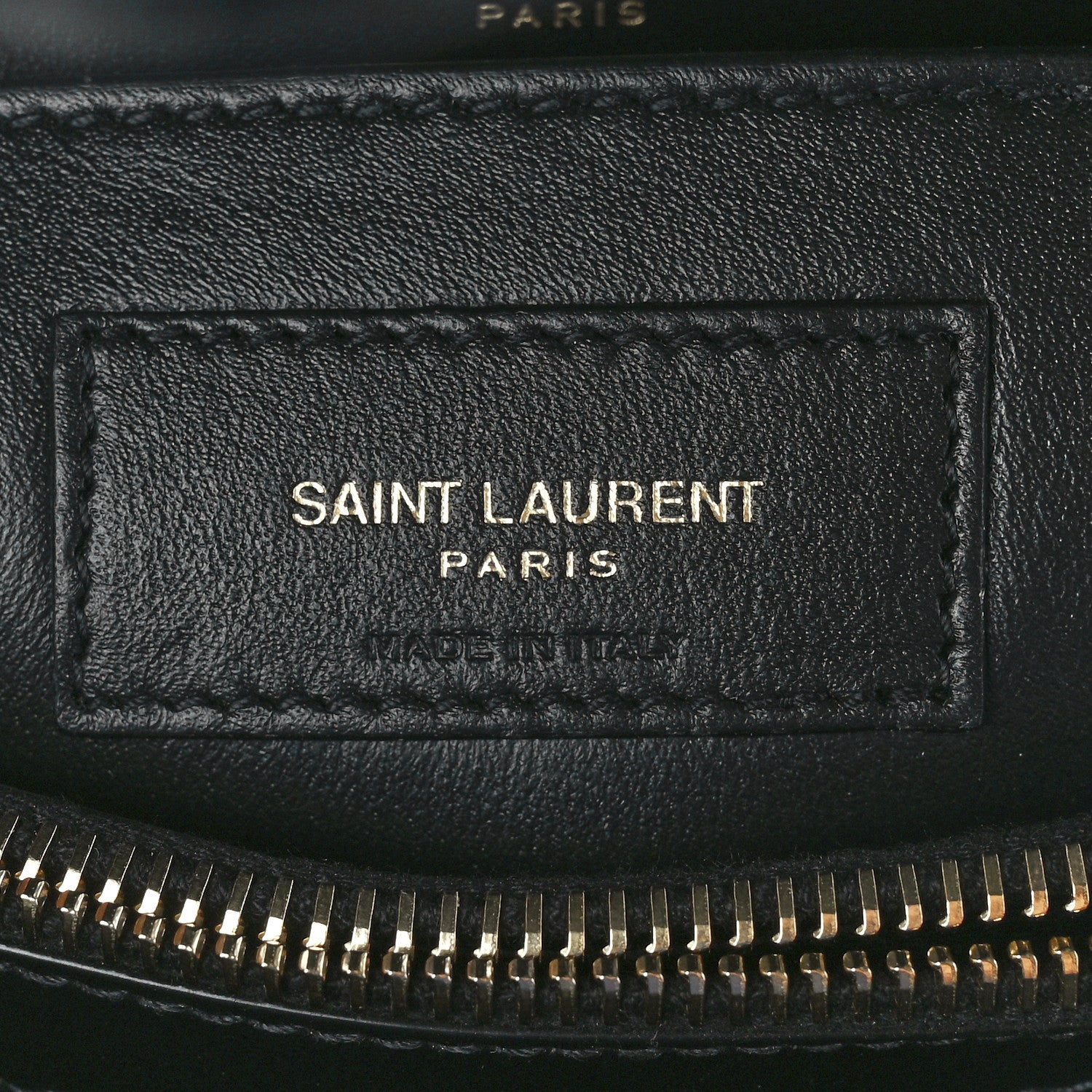 Saint Laurent Calfskin Y Quilted Monogram Small Loulou Chain Satchel Black 7 of 12