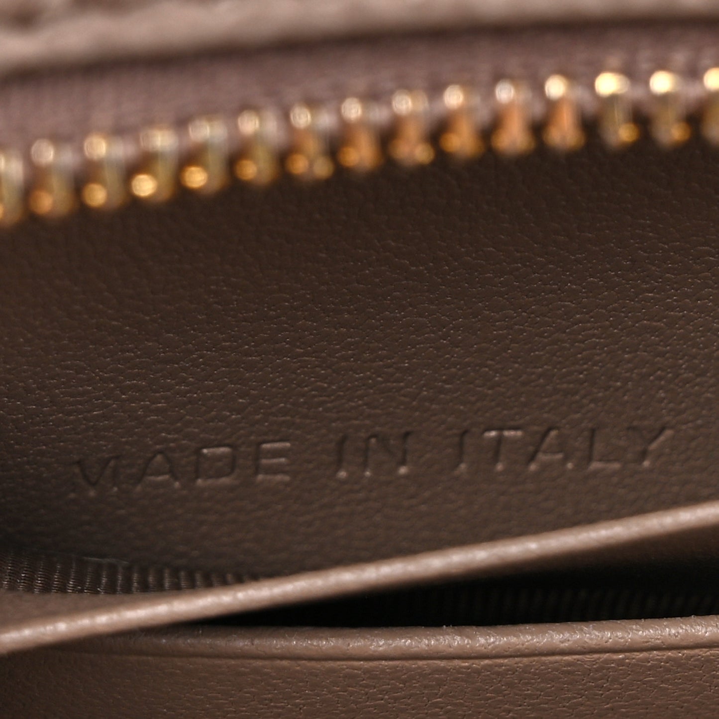 Supple Calfskin Caro Double Pouch Warm Taupe