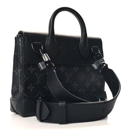Louis Vuitton Monogram Eclipse Steamer PM NM Black 3 of 9
