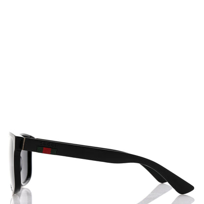 Gucci Web Square Frame GG0010S Sunglasses Black 3 of 7