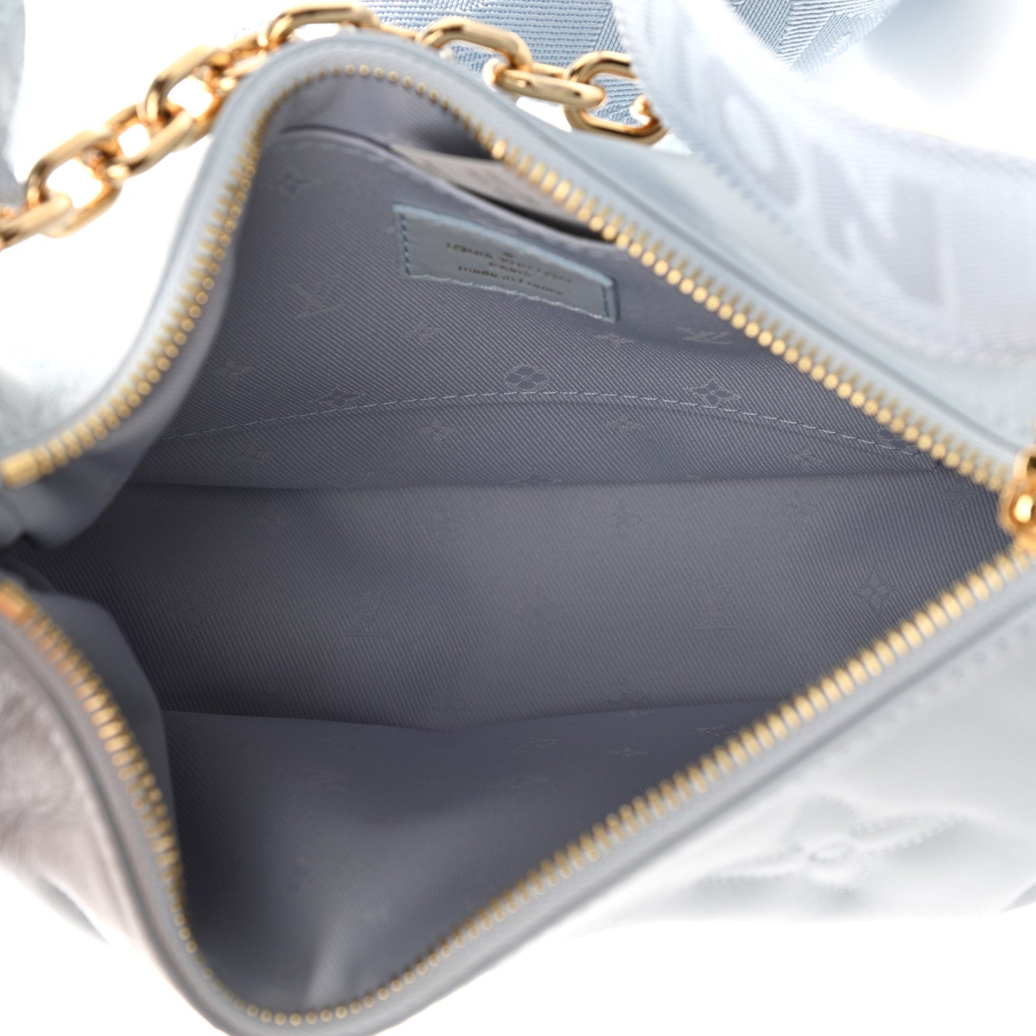 Louis Vuitton Calfskin Bubblegram Over The Moon Ice Blue 5 of 9