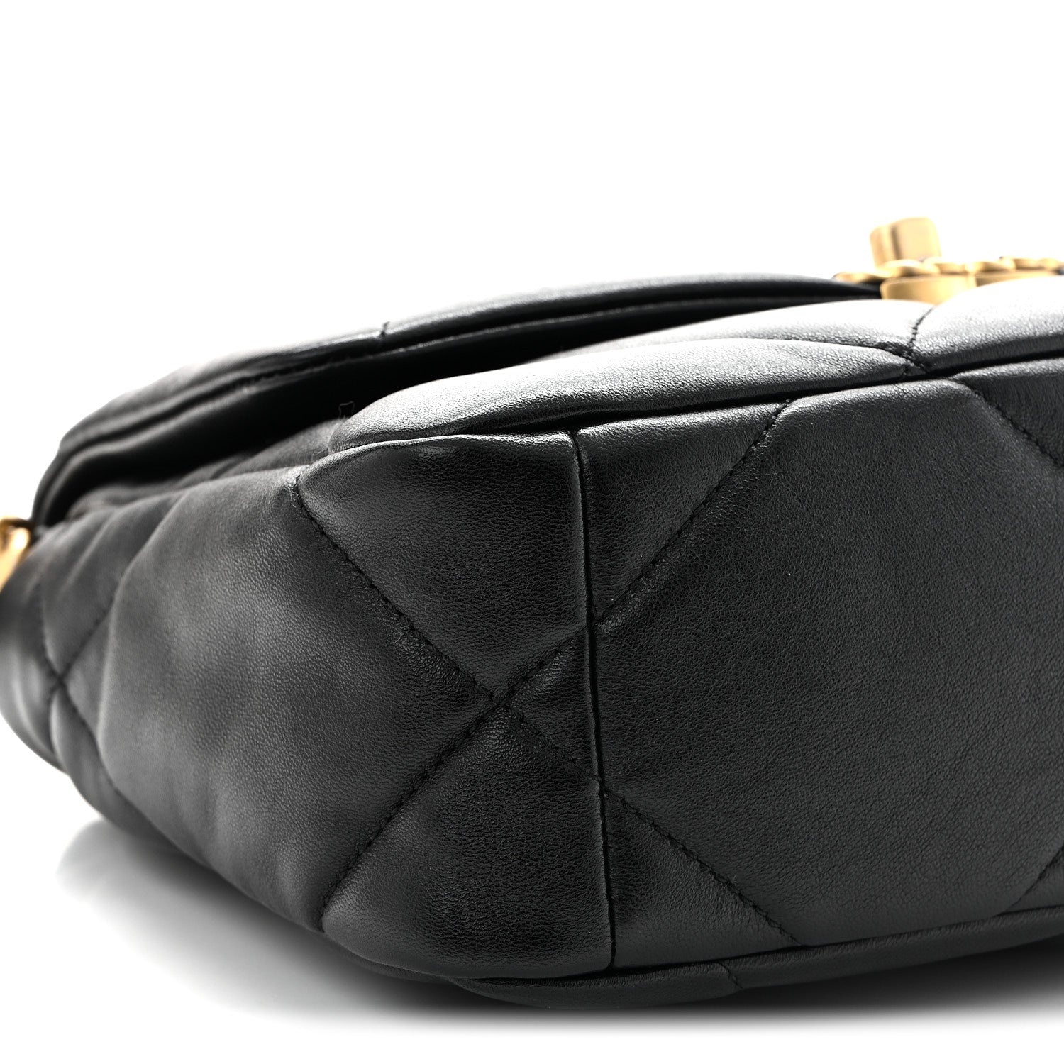 Chanel Lambskin Quilted Medium Chanel 19 Flap Black 9 of 10