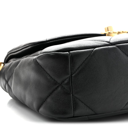 Chanel Lambskin Quilted Medium Chanel 19 Flap Black 9 of 10