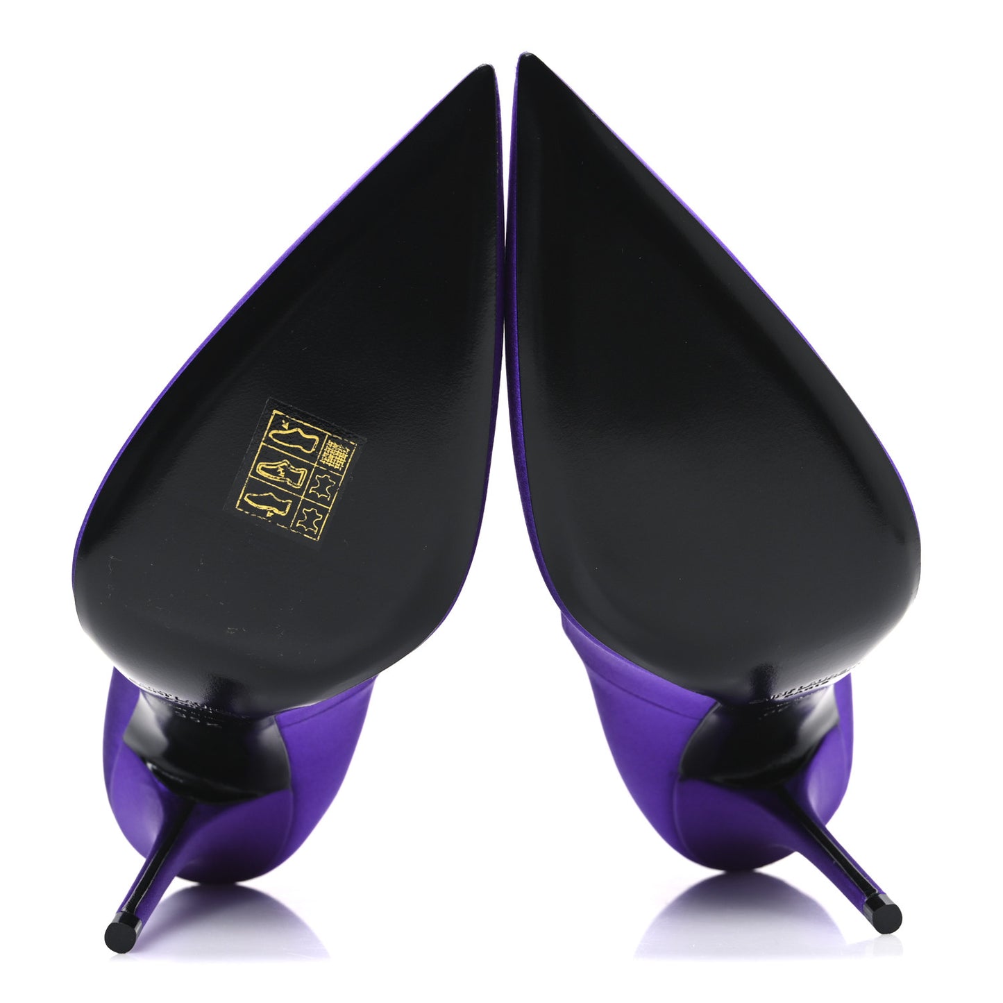Satin Crepe Marylin 110 Pumps 35.5 Violet