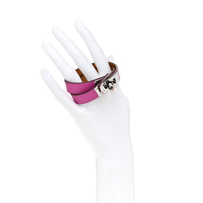 Hermes Swift Rivale Double Tour Bracelet Magnolia 2 of 6