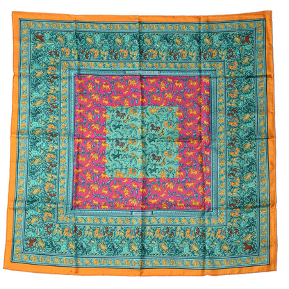 Hermes Silk Chasse En Inde Scarf 90 2 of 6