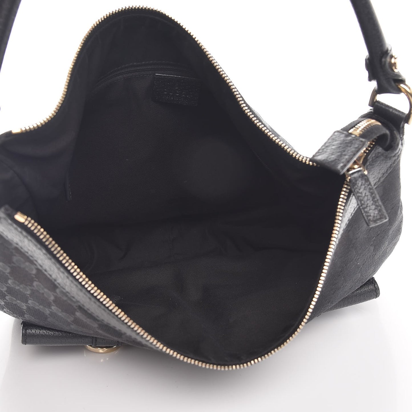 Monogram Pocket Hobo Black