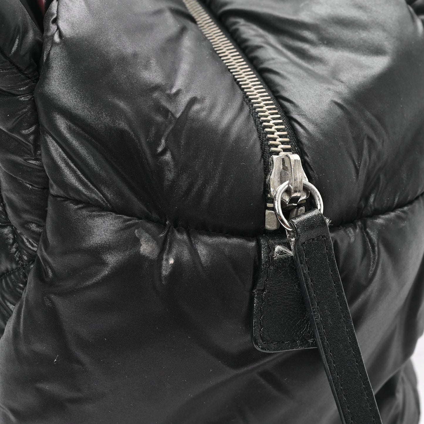 Nylon Coco Cocoon Zipped Tote Black