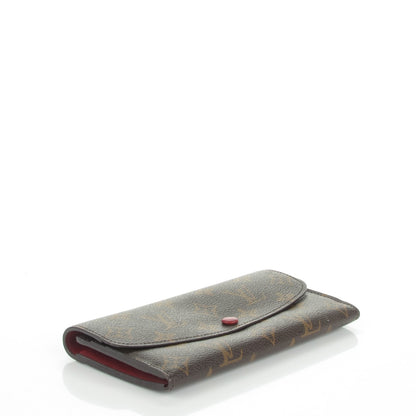 Louis Vuitton Monogram Emilie Wallet Red 4 of 7