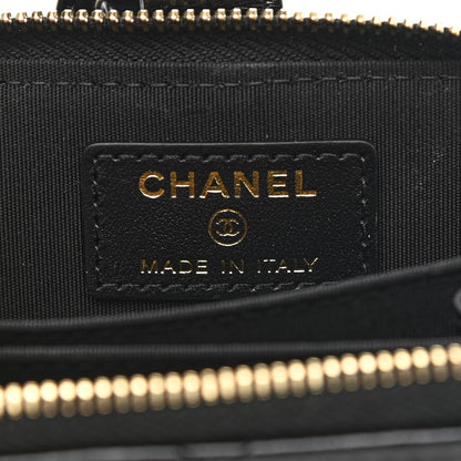 Chanel Shiny Lambskin Coin Purse Bracelet Black 6 of 7
