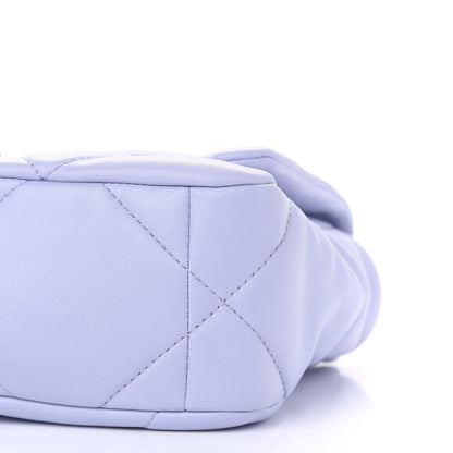 Chanel Lambskin Quilted Medium Chanel 19 Flap Light Purple 8 of 9