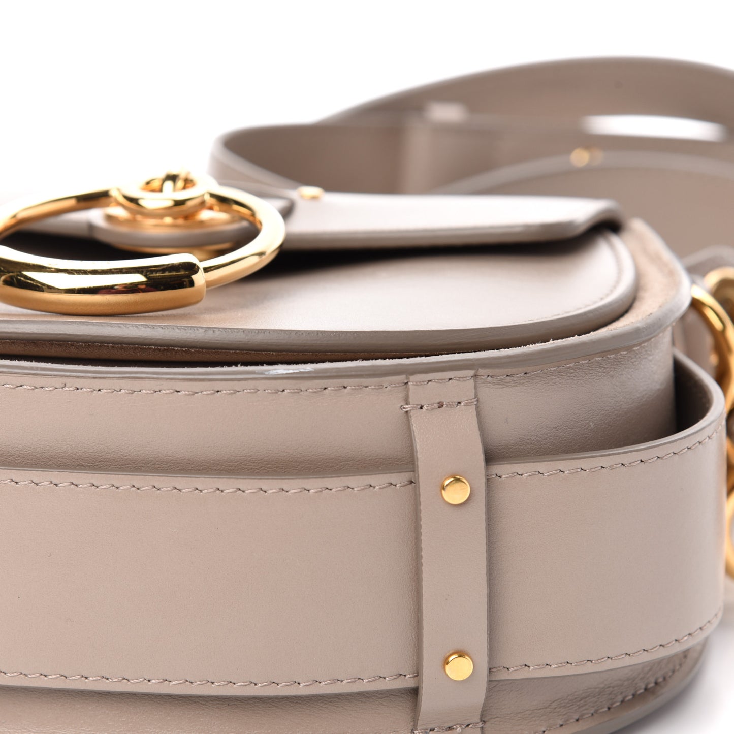 Calfskin Small Tess Bag Motty Grey