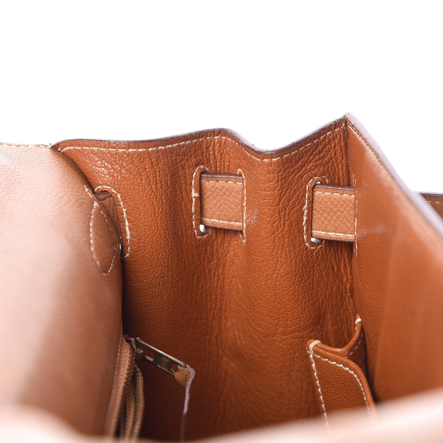 Hermes Courchevel Kelly Sellier 28 Gold 18 of 49