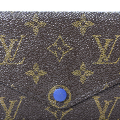 Louis Vuitton Monogram Josephine Wallet Blue 11 of 11