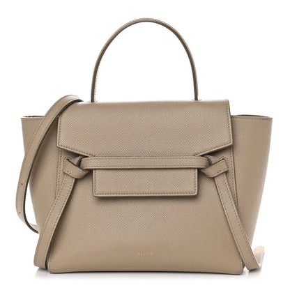 Celine Grained Calfskin Nano Belt Bag Light Taupe 1 of 12